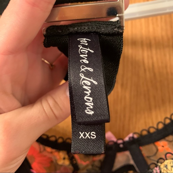 XXS For Love and Lemons Sunrise Bra and Thong - Picture 8 of 8